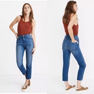 Madewell The Mom Jean In Stratfield High Rise Tapered